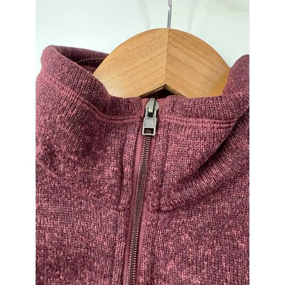 Patagonia Better Sweater Fleece Jacket size Maroon Medium 1/4 Zip - Picture 5 of 7